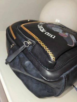 Mochila Frida Kahlo Negra con Diseño