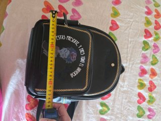 Mochila Frida Kahlo Negra con Diseño