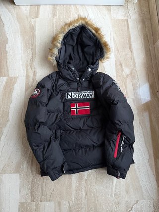 Chaqueta Geographical Norway Negra | TALLA 16 Años