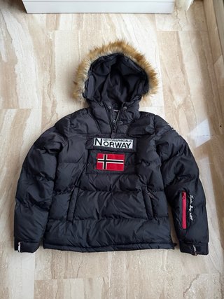 Chaqueta Geographical Norway Negra | TALLA 16 Años