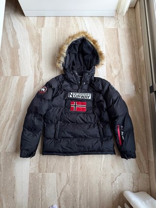 Chaqueta Geographical Norway Negra | TALLA 16 Años