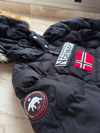 Chaqueta Geographical Norway Negra | TALLA 16 Años