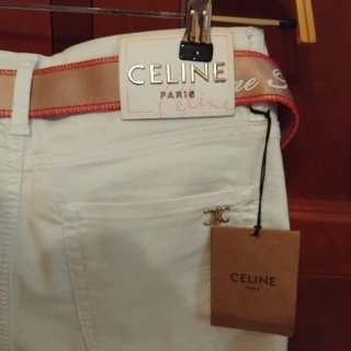 Lote Ropa Celine: Pantalón Blanco + Top + Sandalia