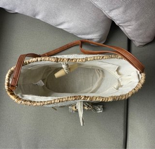 Bolso de Paja con Detalles