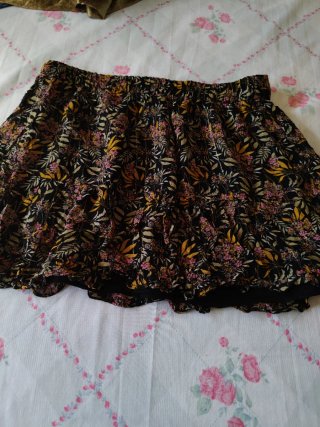 Falda mini floral fiesta