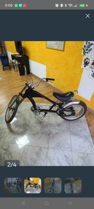 Bicicleta Chopper Negra