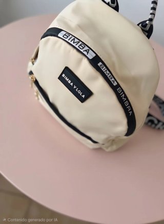 Mochila Beige/Negra