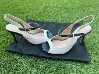 Zapatos Lodi Beige y Negro Talla 36
