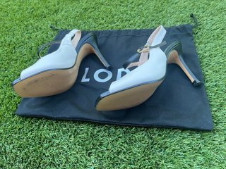 Zapatos Lodi Beige y Negro Talla 36