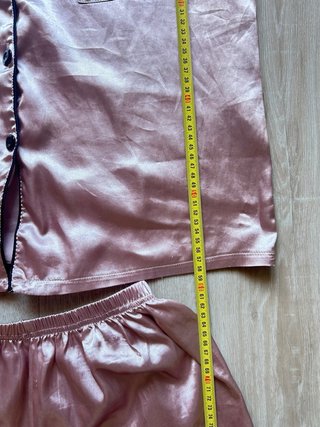Pijama mujer satén rosa talla única