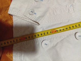 Chaqueta blanca corta Talla M