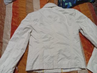 Chaqueta blanca corta Talla M