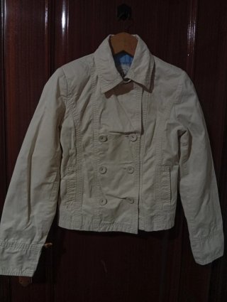 Chaqueta blanca corta Talla M