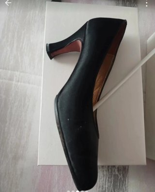 Tacones traje regional alicantina negros