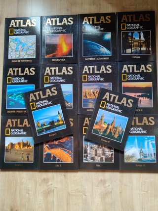 Colección Atlas National Geographic 14 Tomos