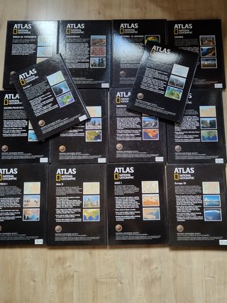 Colección Atlas National Geographic 14 Tomos