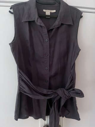 Camisa Lino Coronel Tapioca azul marino