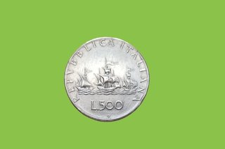 500 lire divisionali 1960 Caravelle in argento