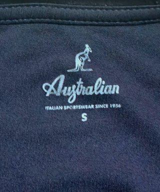 T-shirt Australian Blu e Arancio Tg S