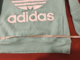 Sudadera Adidas Talla L Verde Agua