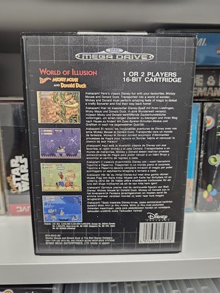 Sega Mega Drive World of Illusion Mickey Donald