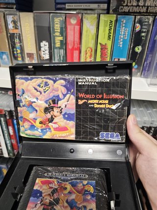 Sega Mega Drive World of Illusion Mickey Donald