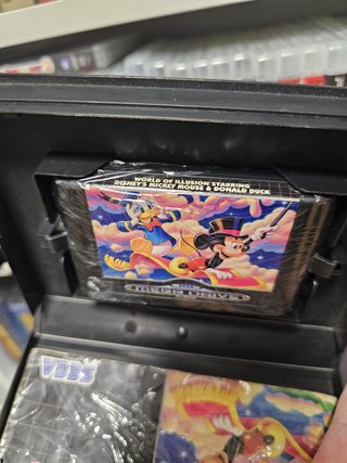 Sega Mega Drive World of Illusion Mickey Donald
