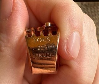 Anillo Tous Join Plata 925 Oro Rosa