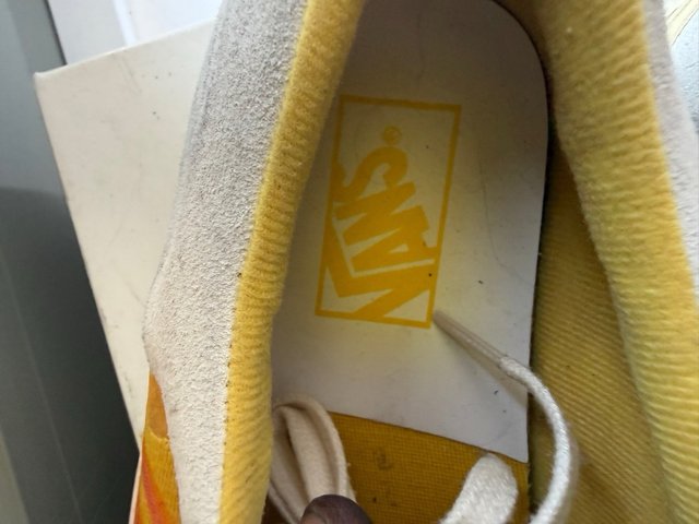 Vans 100 % Ante Blanco detalle Sol T.41 (19)