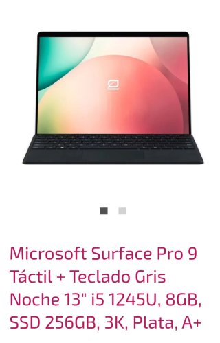 Microsoft Surface Pro 9 Touch + Tastiera Grigio
