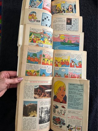 Lotto 5 Fumetti Topolino Vintage (1975)