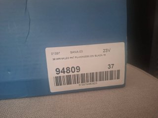 M.Paz Tacones Plataforma Negros Talla 37