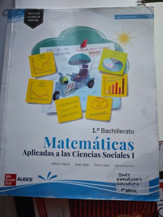 Matemáticas Aplicadas a las Ciencias Sociales 1...