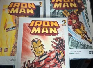 Cómics clásicos Iron Man Marvel 3 libros