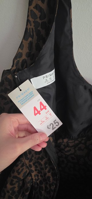 Vestido Animal Print Primark - Talla 44