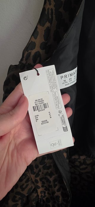 Vestido Animal Print Primark - Talla 44