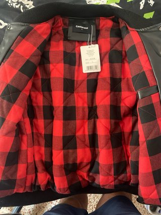 Chaqueta Cantarana Talla L Negra y Blanca