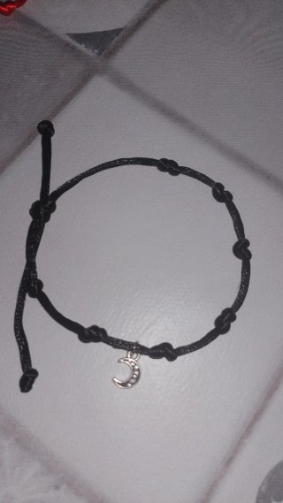 Pulsera 7 nudos con colgante luna