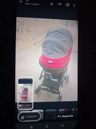 Carro de bebé Chicco rojo