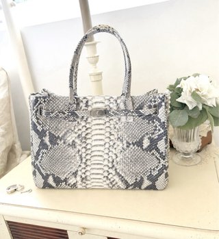BOLSO MANO PIEL PITÓN