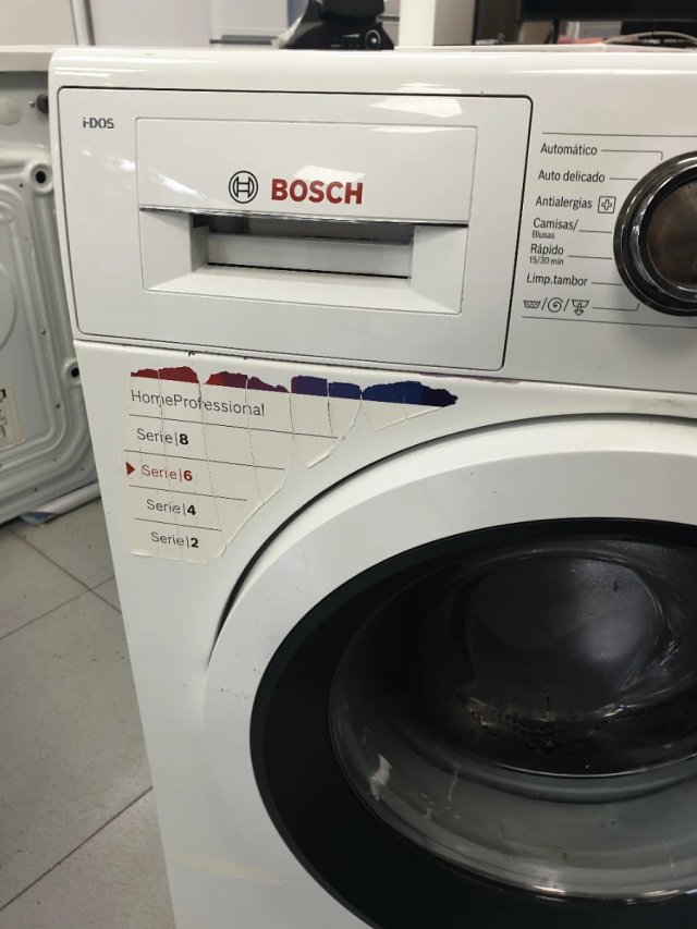 Lavadora Bosch Serie 6 i-DOS 8kg