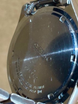Reloj Seiko Chronograph 100M Azul Plata