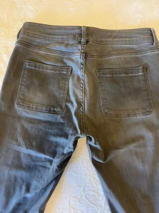 Pantalón Adolfo Dominguez Gris Algodón Elastano