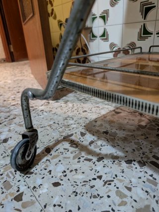 Carrito Plegable Madera y Metal