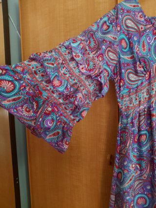 Vestido largo bohemio estampado