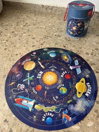 Puzzle circular Sistema Solar