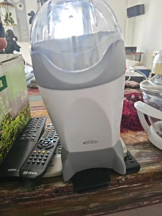 Máquina de Palomitas Blanca y Gris