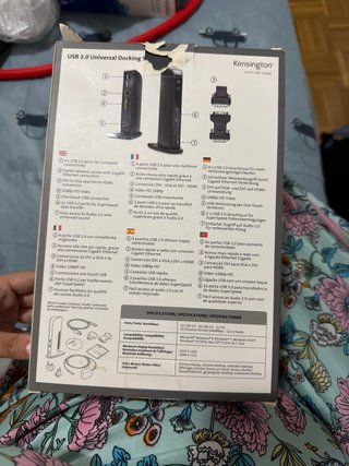 Estación Acoplamiento USB 3.0 Kensington