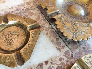 Ceniceros de cobre vintage