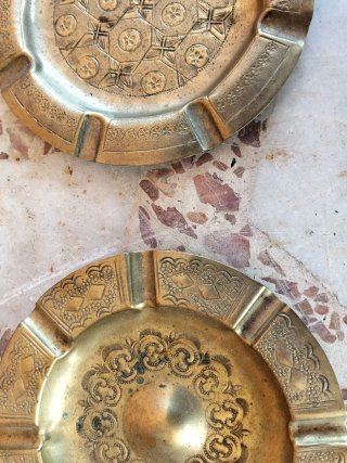 Ceniceros de cobre vintage